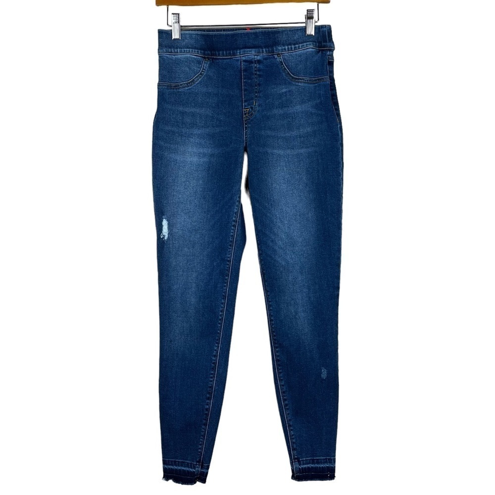 Spanx Distressed Skinny Ankle Jeggings